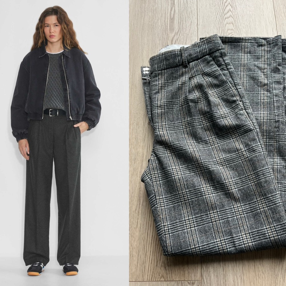 Aritzia The Effortless Pant™ - Precision Cashmere Wool Sz 6